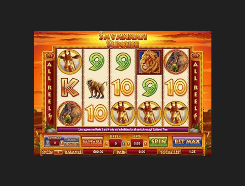 Savannah Sunrise Online Slot Symbols